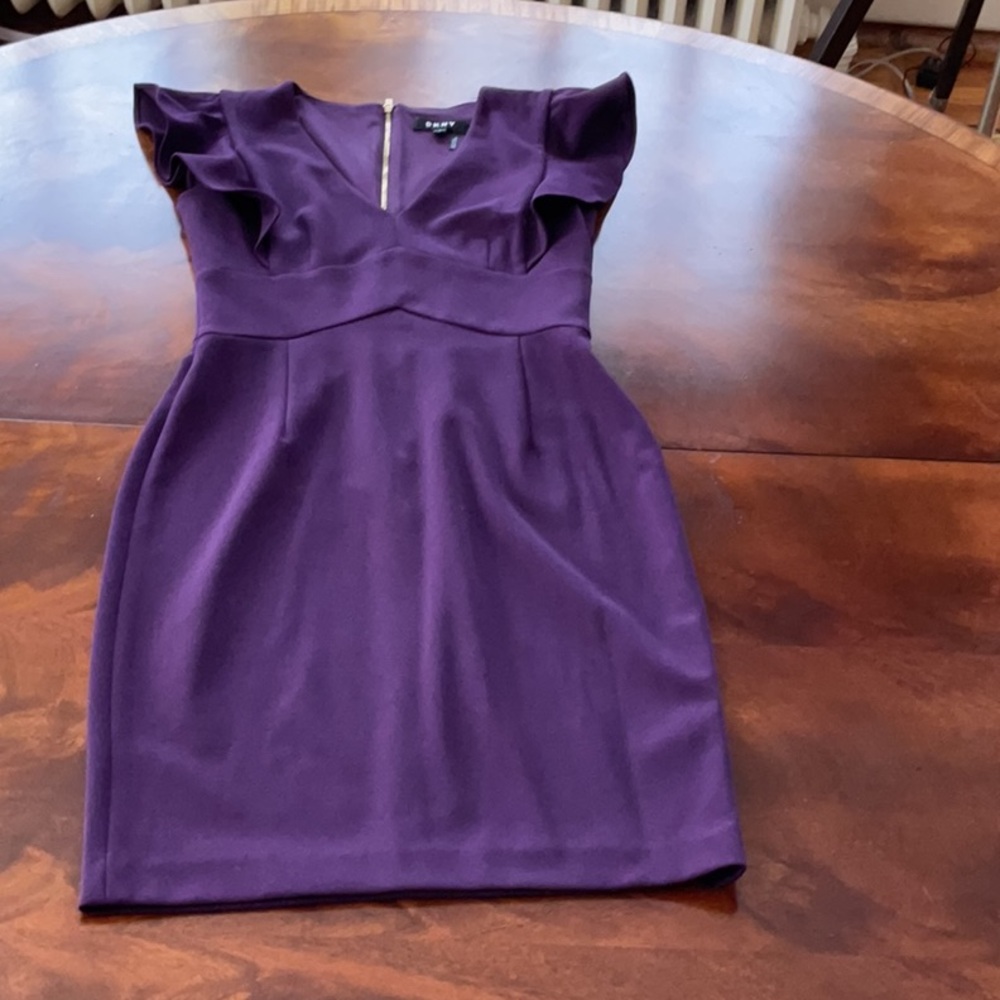 Elegant Purple Women's Dress